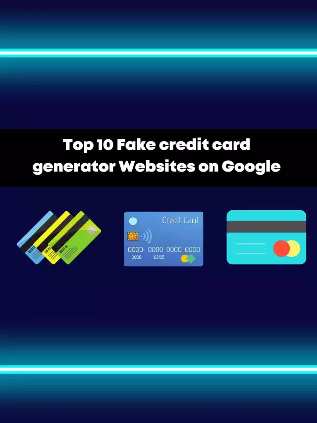 Top 10 Free Dummy Credit Card Generator Websites